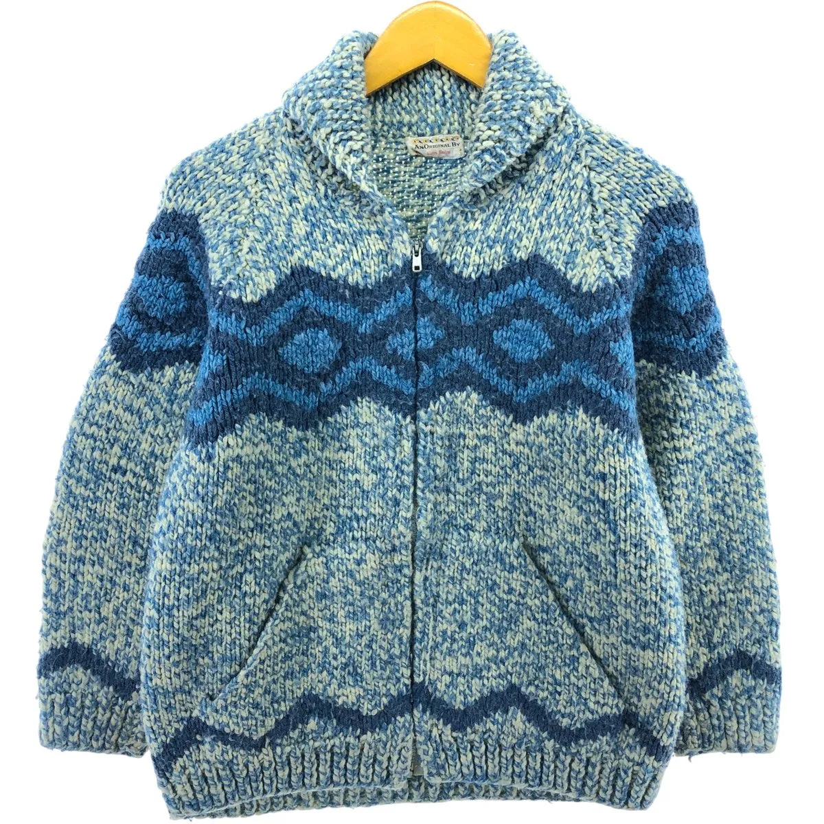 80'S all-over print Cowichan sweater, women's size S, vintage / eaa498641