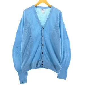 90'S Arrow Acrylic Knit Cardigan Made in USA Men's L Size Vintage /eaa497342