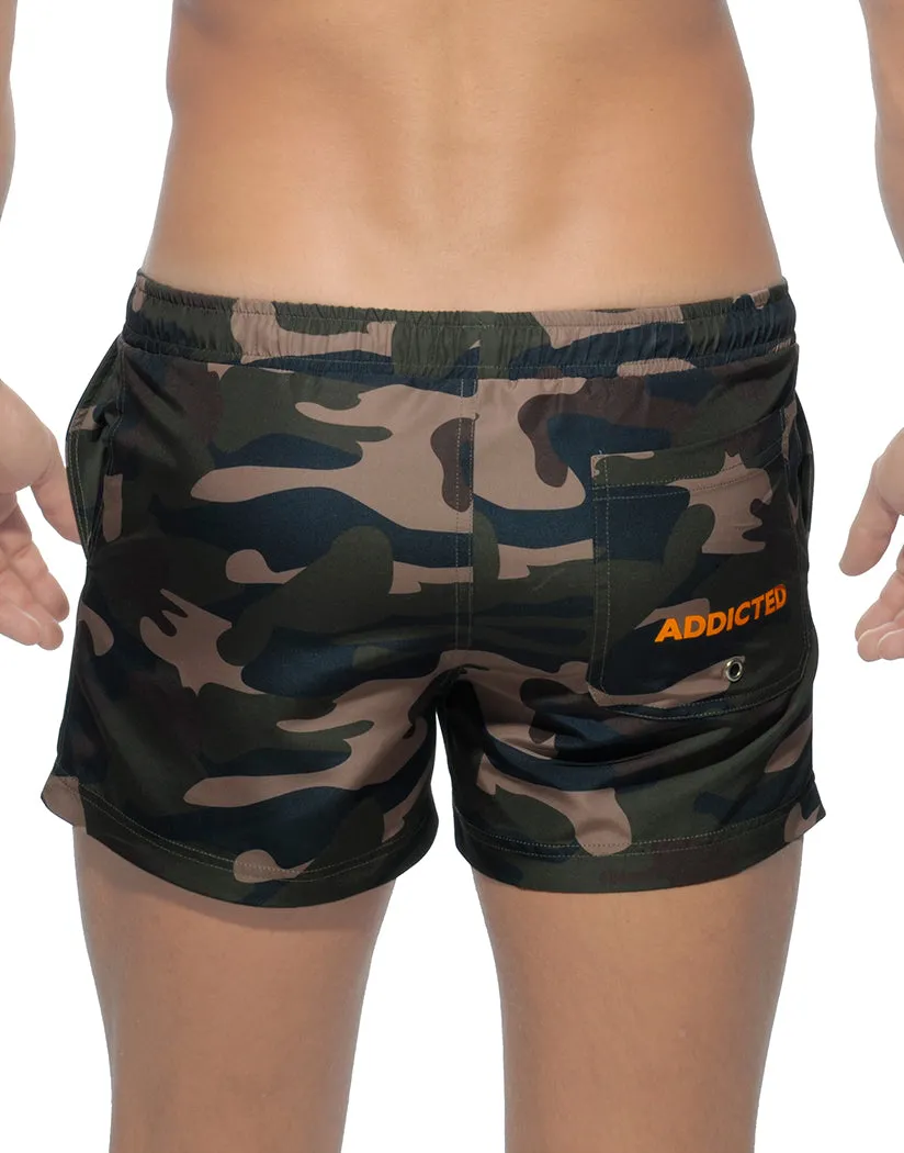 Addicted Camouflage Swim Short ADS096