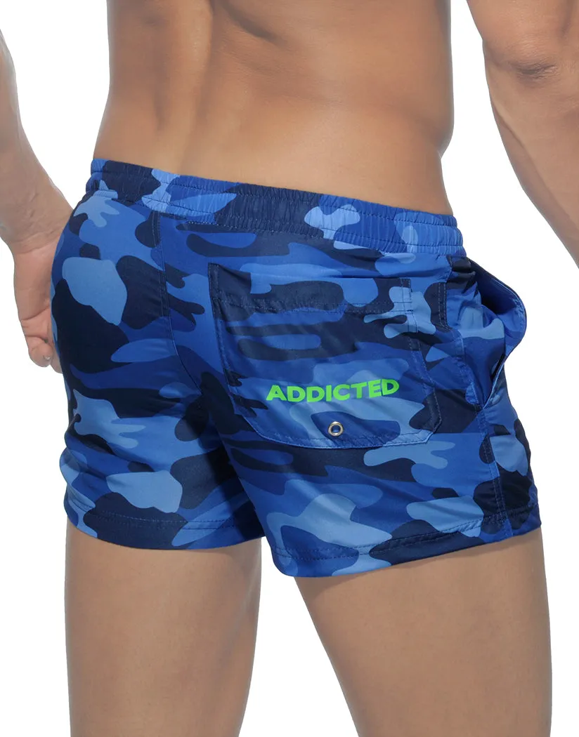 Addicted Camouflage Swim Short ADS096