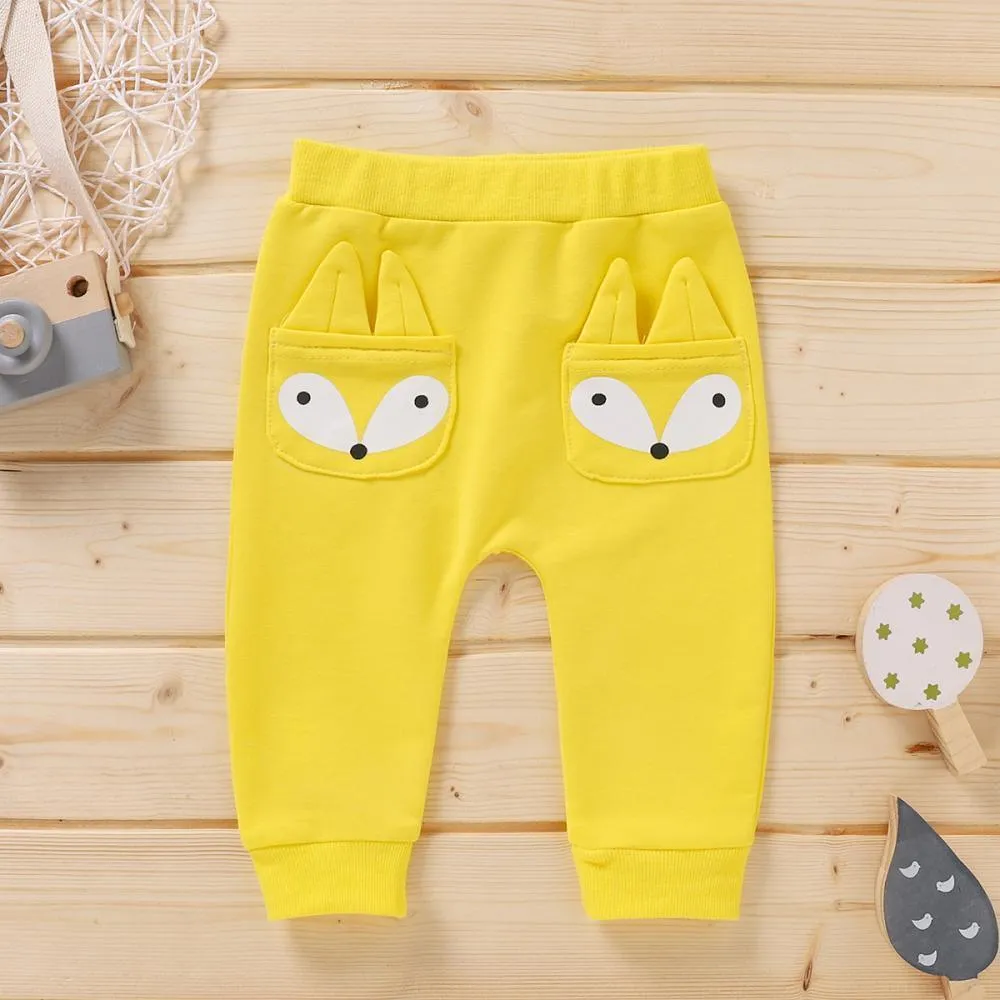 Baby Unisex Cartoon Casual Pants Baby Boutique Clothes Wholesale