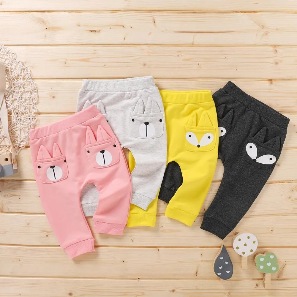 Baby Unisex Cartoon Casual Pants Baby Boutique Clothes Wholesale