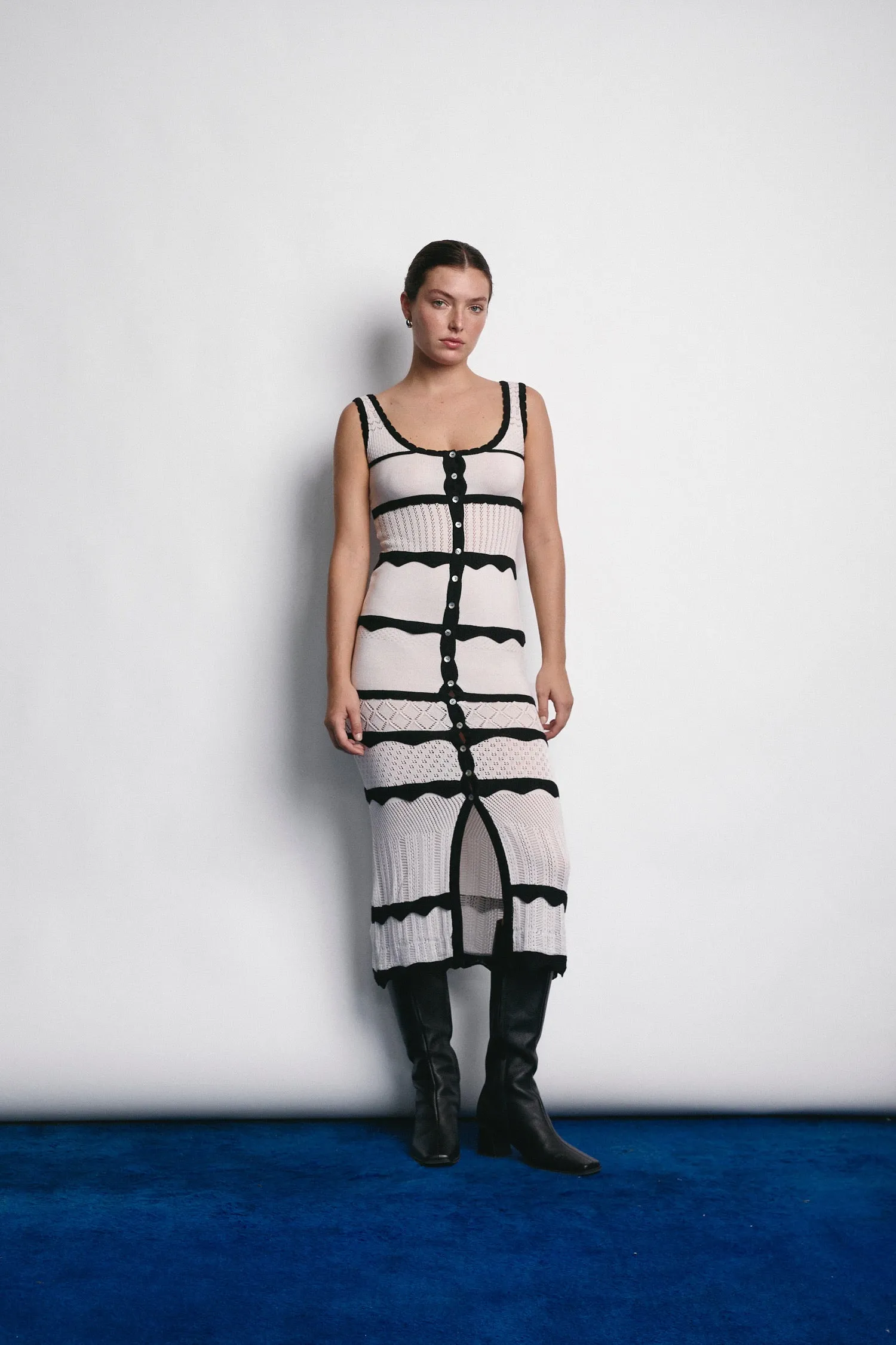 BOBBI DRESS ECRU