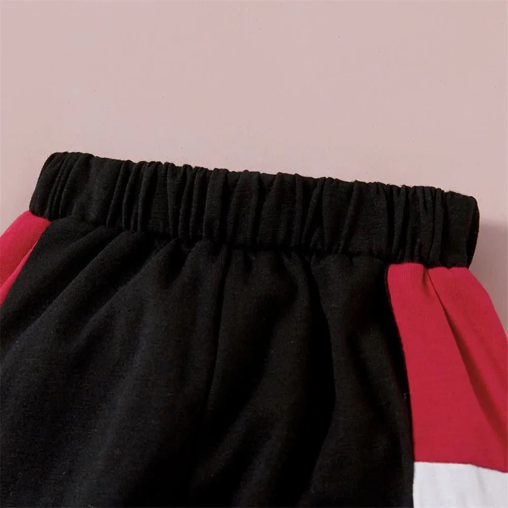 Boys Color Blocking Long Sleeve Top & Pants