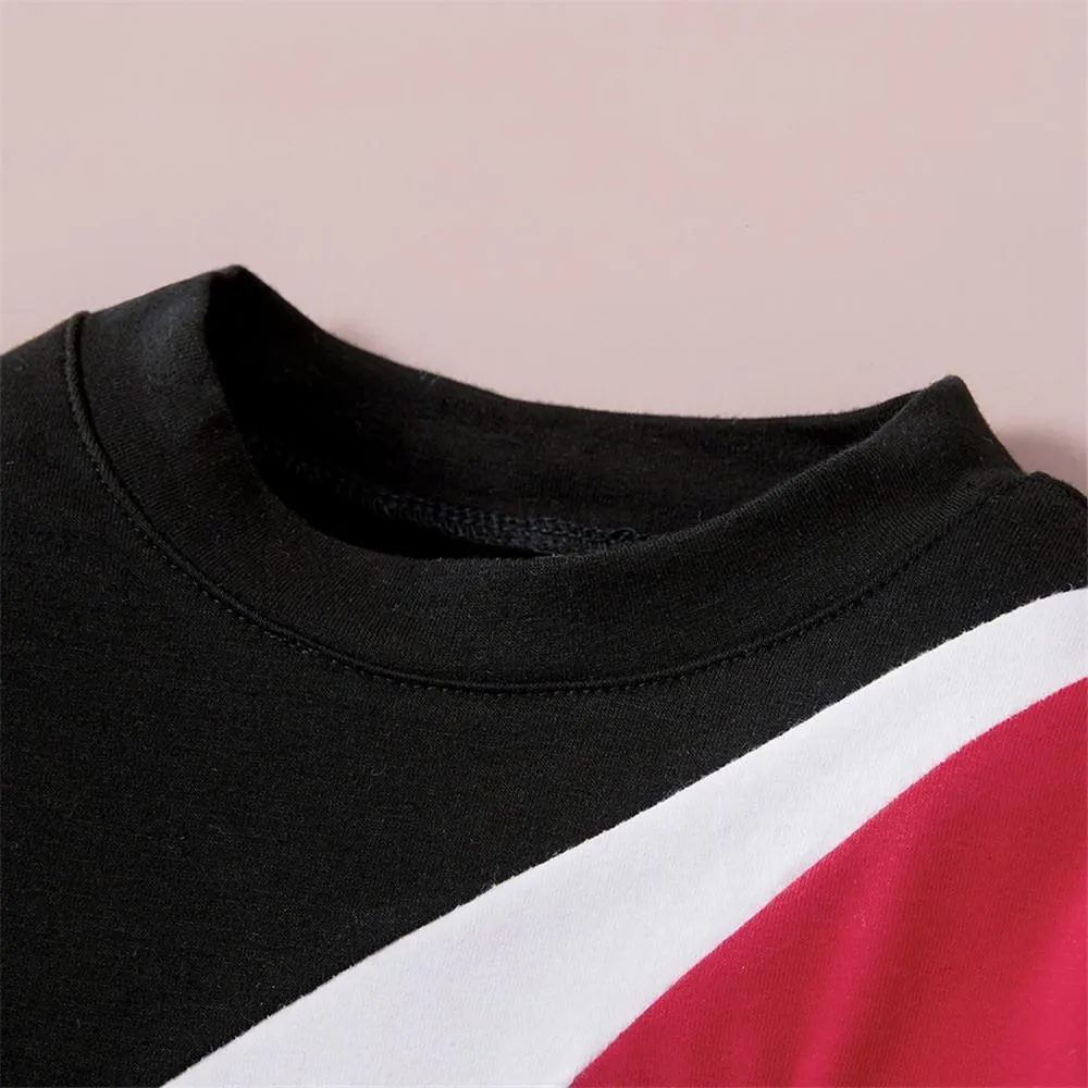 Boys Color Blocking Long Sleeve Top & Pants