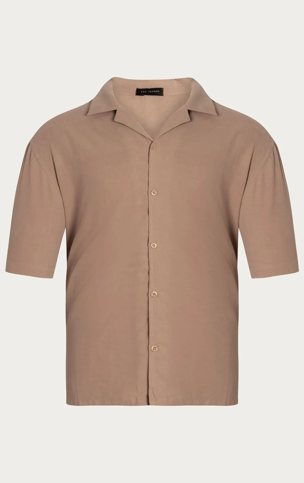 Breezy Relaxed Camp Collar Shirt - Vizon