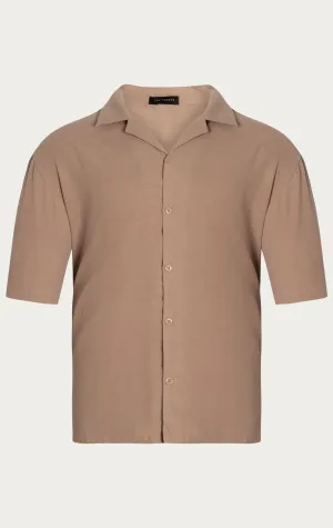 Breezy Relaxed Camp Collar Shirt - Vizon