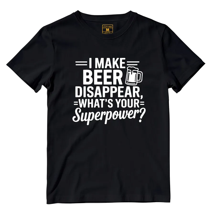 Cotton Shirt: Beer Disappear
