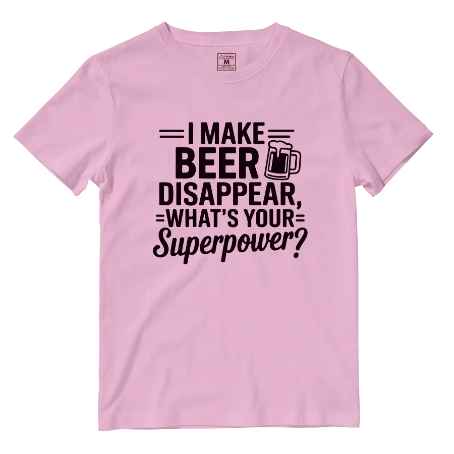 Cotton Shirt: Beer Disappear