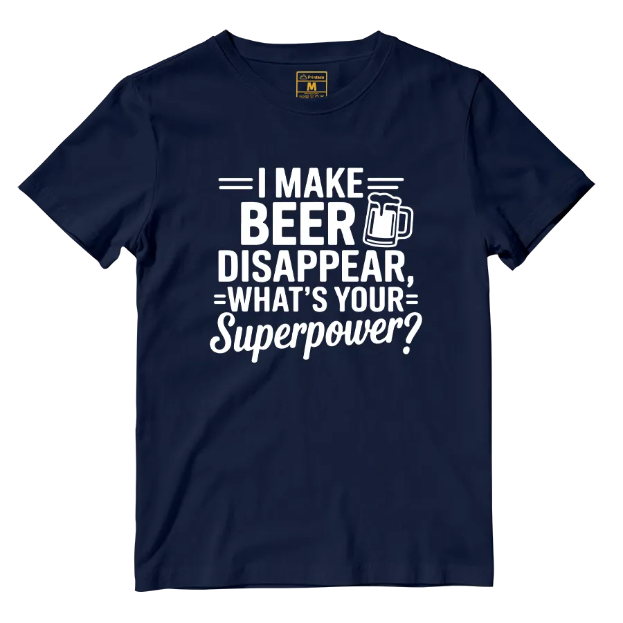 Cotton Shirt: Beer Disappear