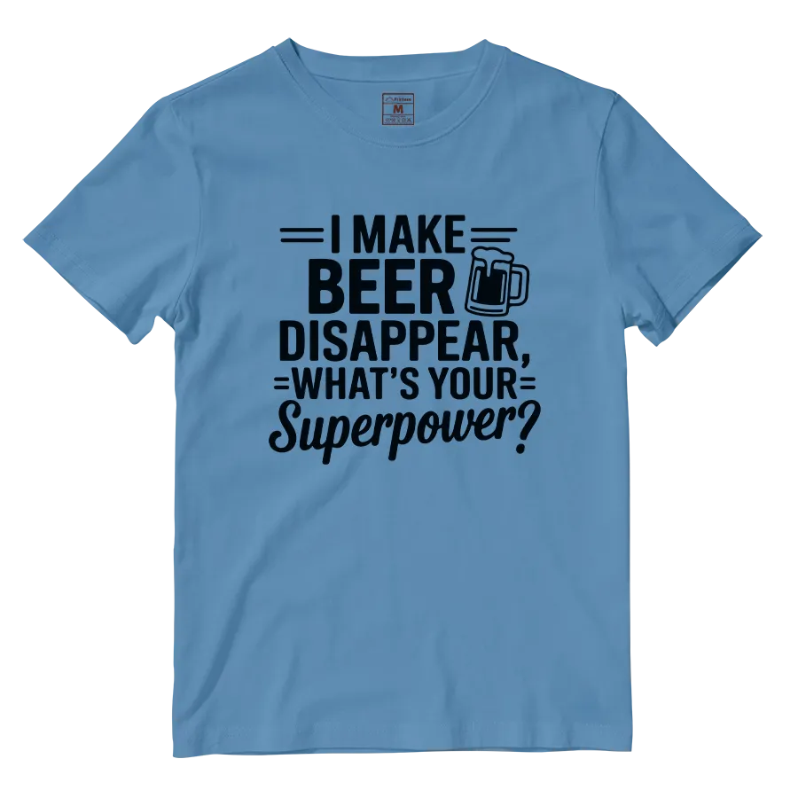 Cotton Shirt: Beer Disappear