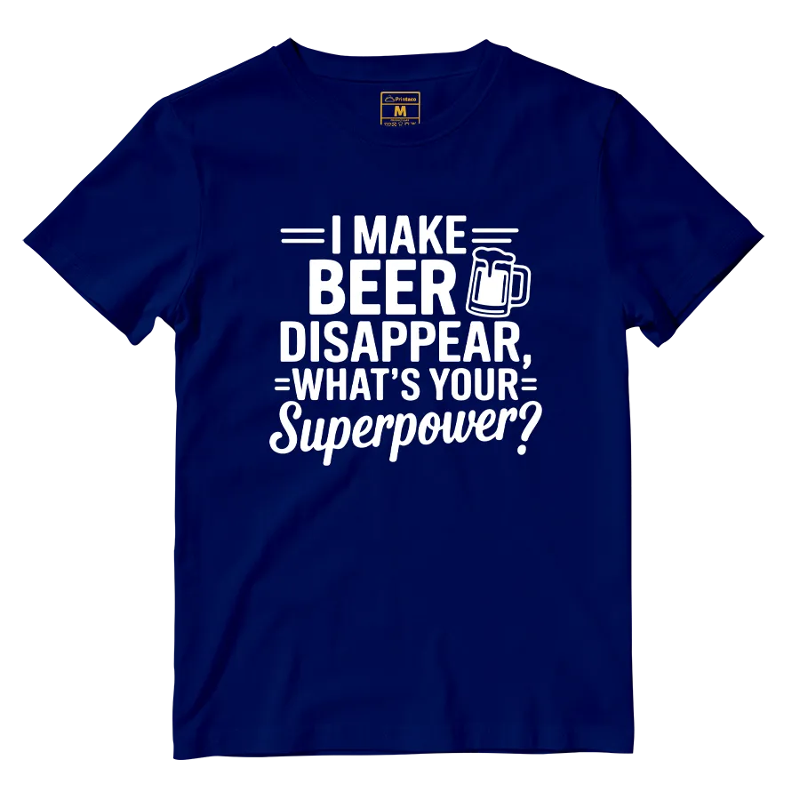 Cotton Shirt: Beer Disappear