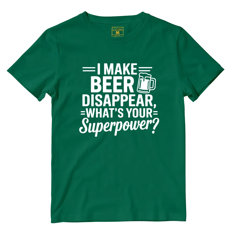Cotton Shirt: Beer Disappear