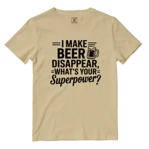 Cotton Shirt: Beer Disappear