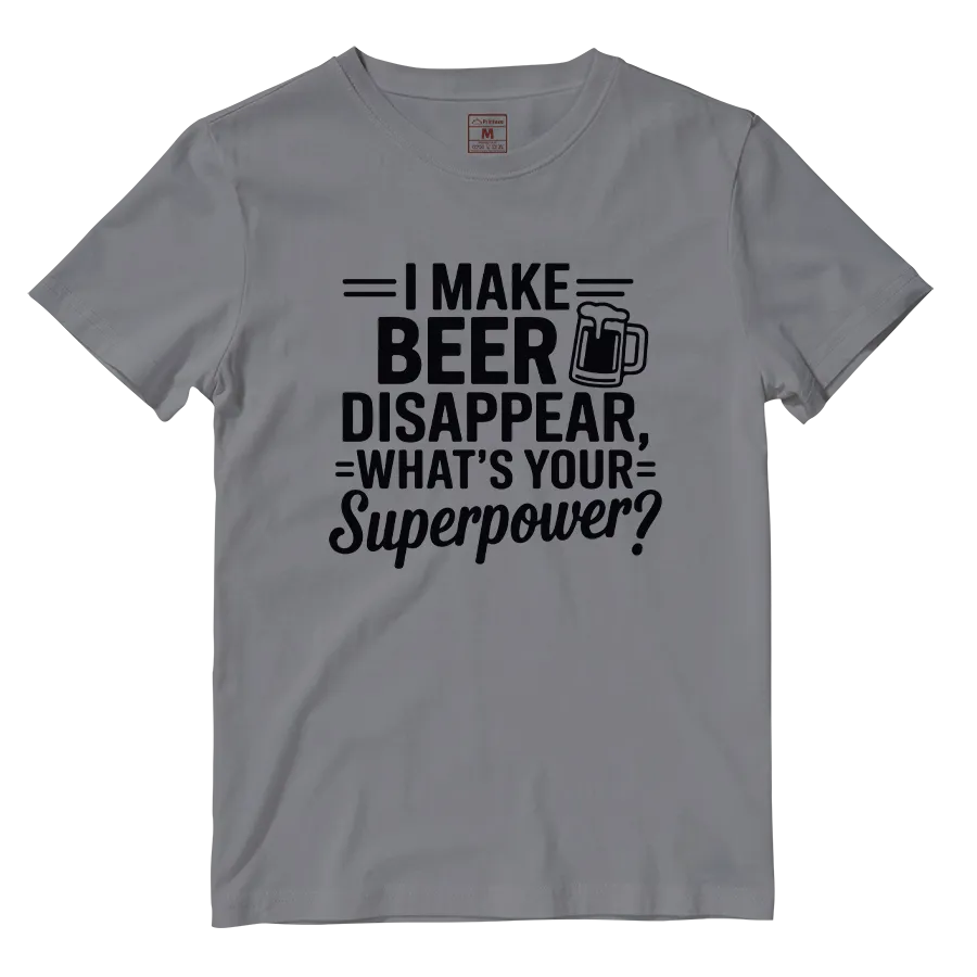 Cotton Shirt: Beer Disappear