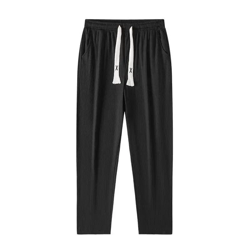 Cropped Casual Loose Long Pants