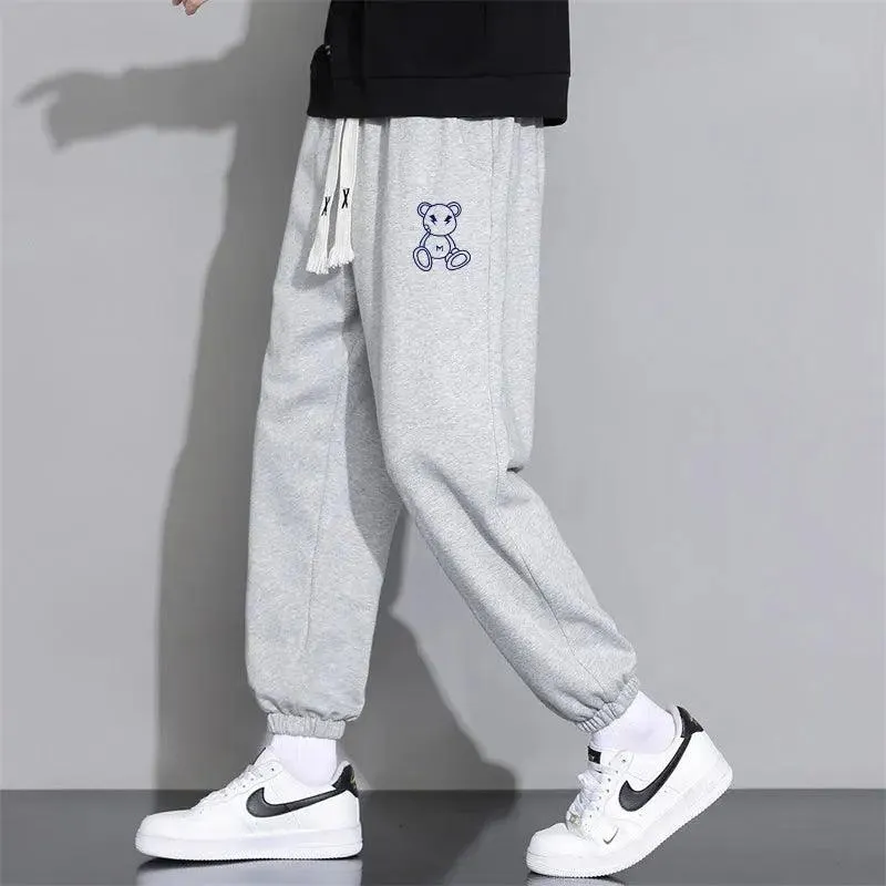 Cropped Casual Loose Long Pants