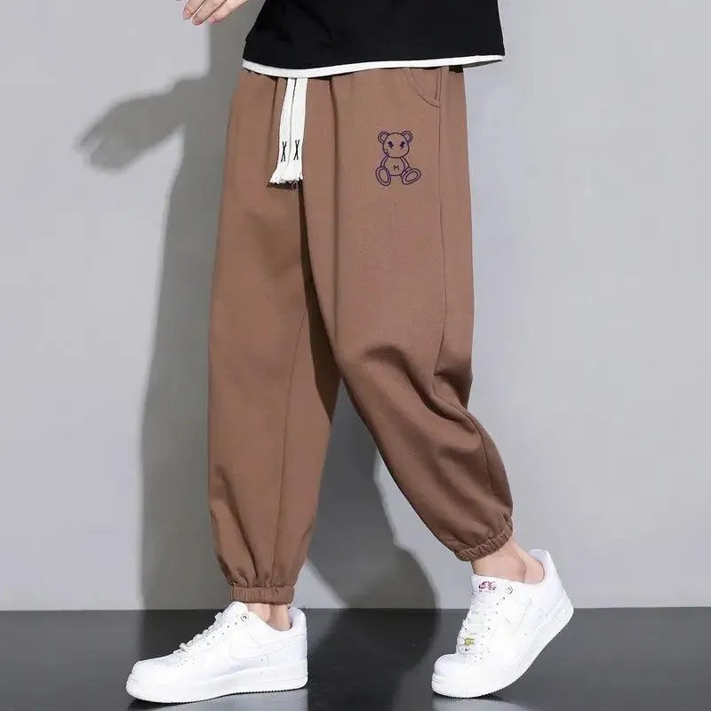 Cropped Casual Loose Long Pants