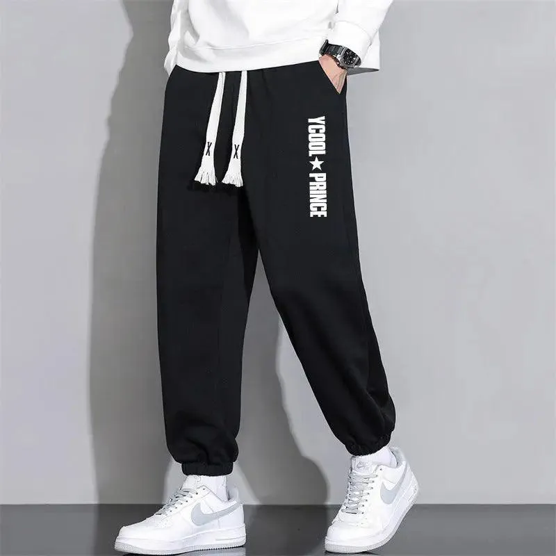 Cropped Casual Loose Long Pants