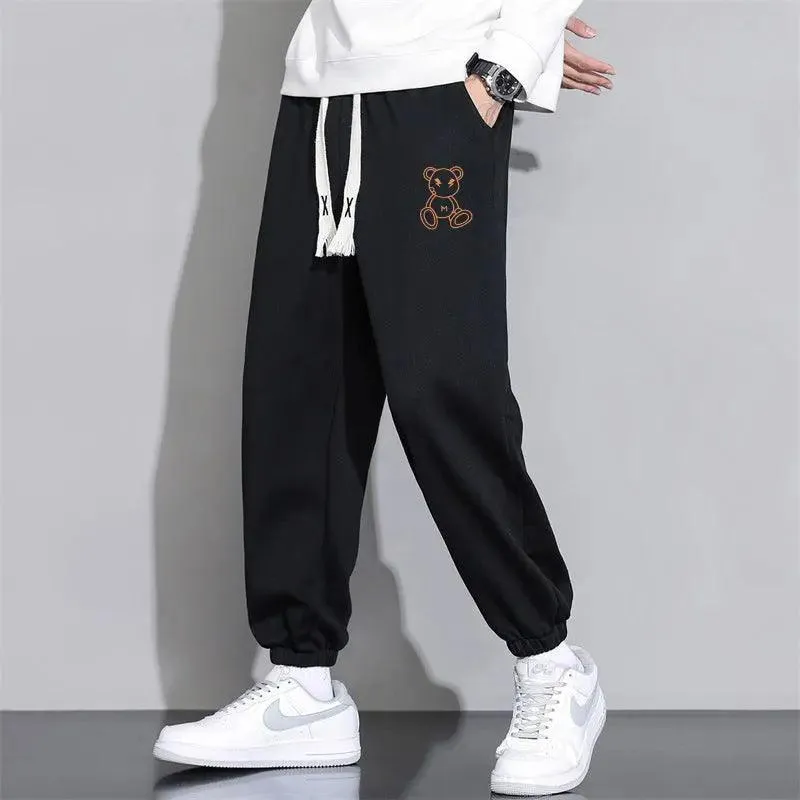 Cropped Casual Loose Long Pants
