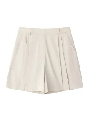 Cruz Linen Short in Natural