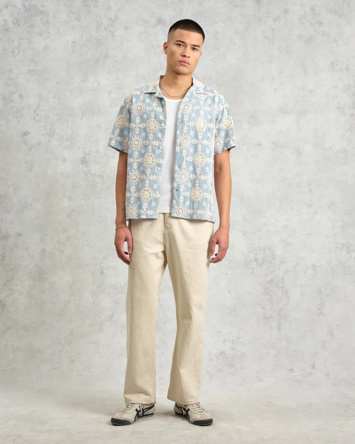 Didcot SS Shirt - Heavy Corded Lace