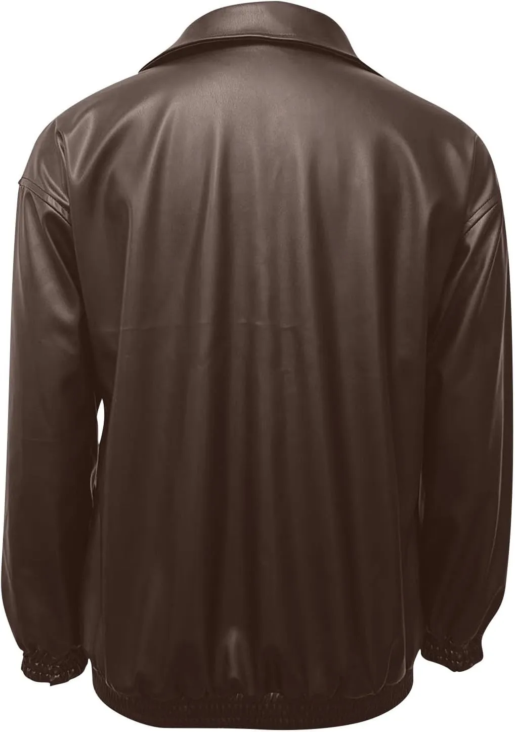 Faux Leather Jacket for Women Lapel Oversized Motorcycle Jacket Zip Up Bomber Coats Winter Fashion 2024 Fall Outfits