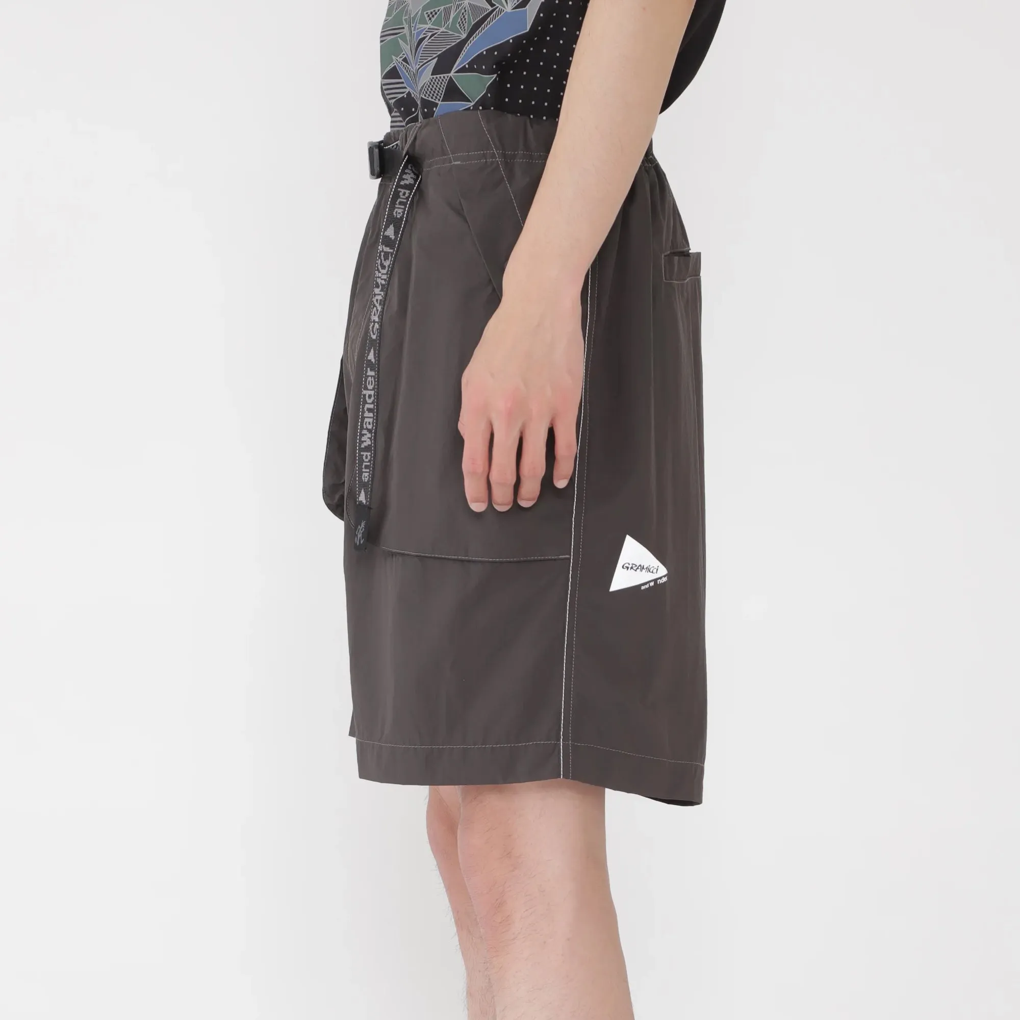 Gramicci x And Wander Mens Brushed Nylon Short