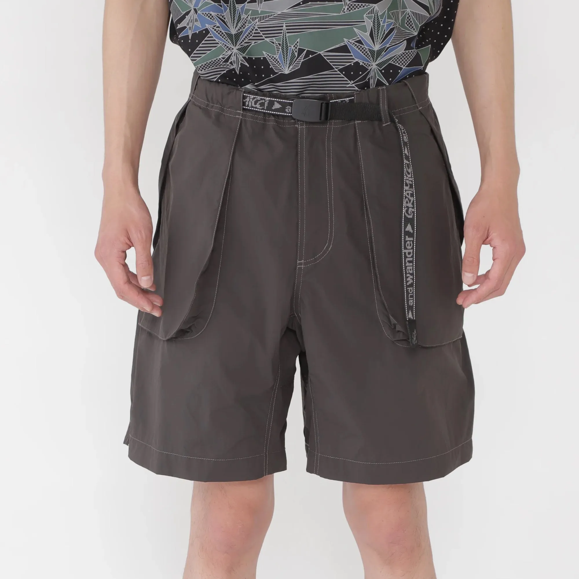 Gramicci x And Wander Mens Brushed Nylon Short