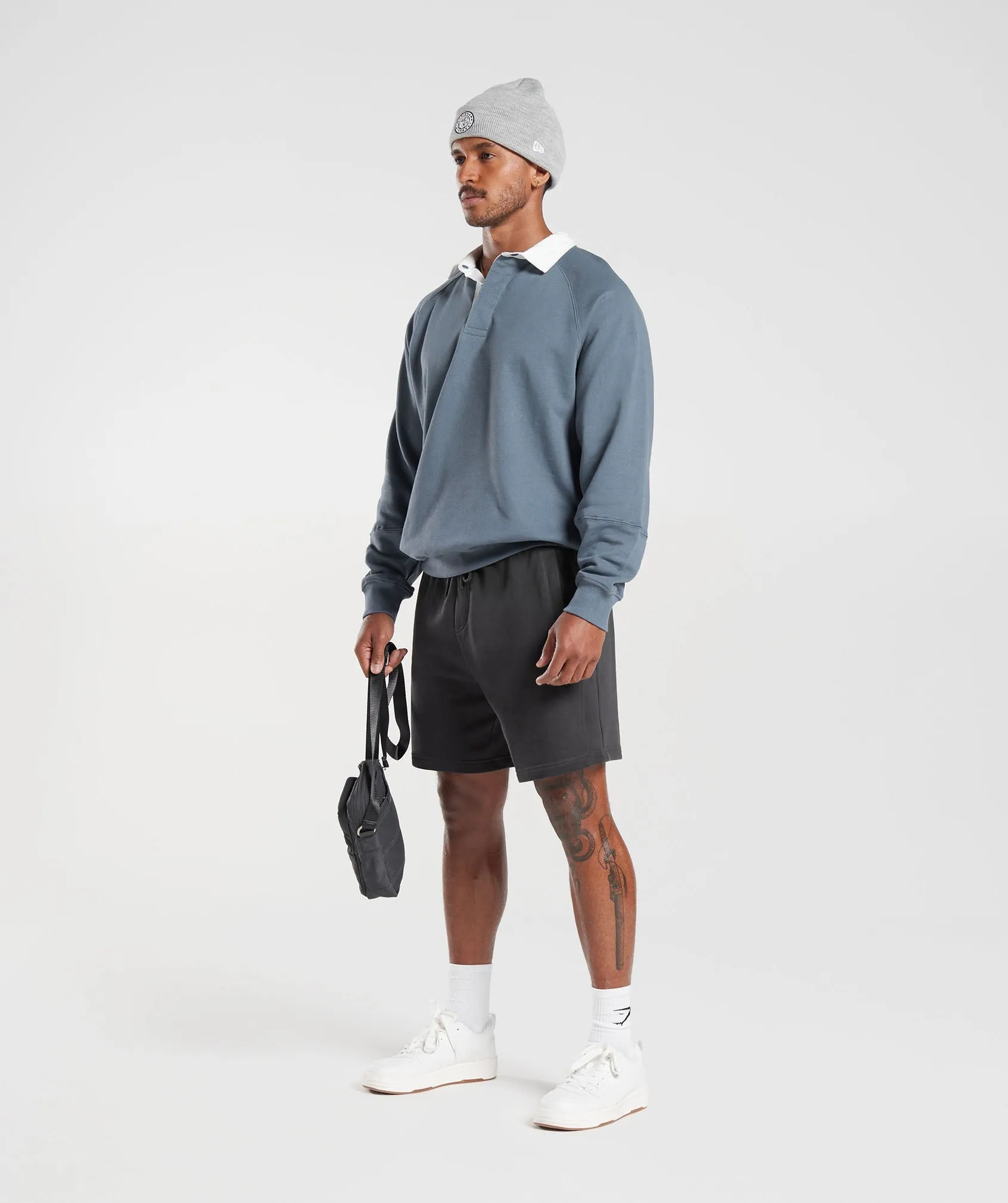 Gymshark Rest Day Essentials 7" Shorts - Onyx Grey
