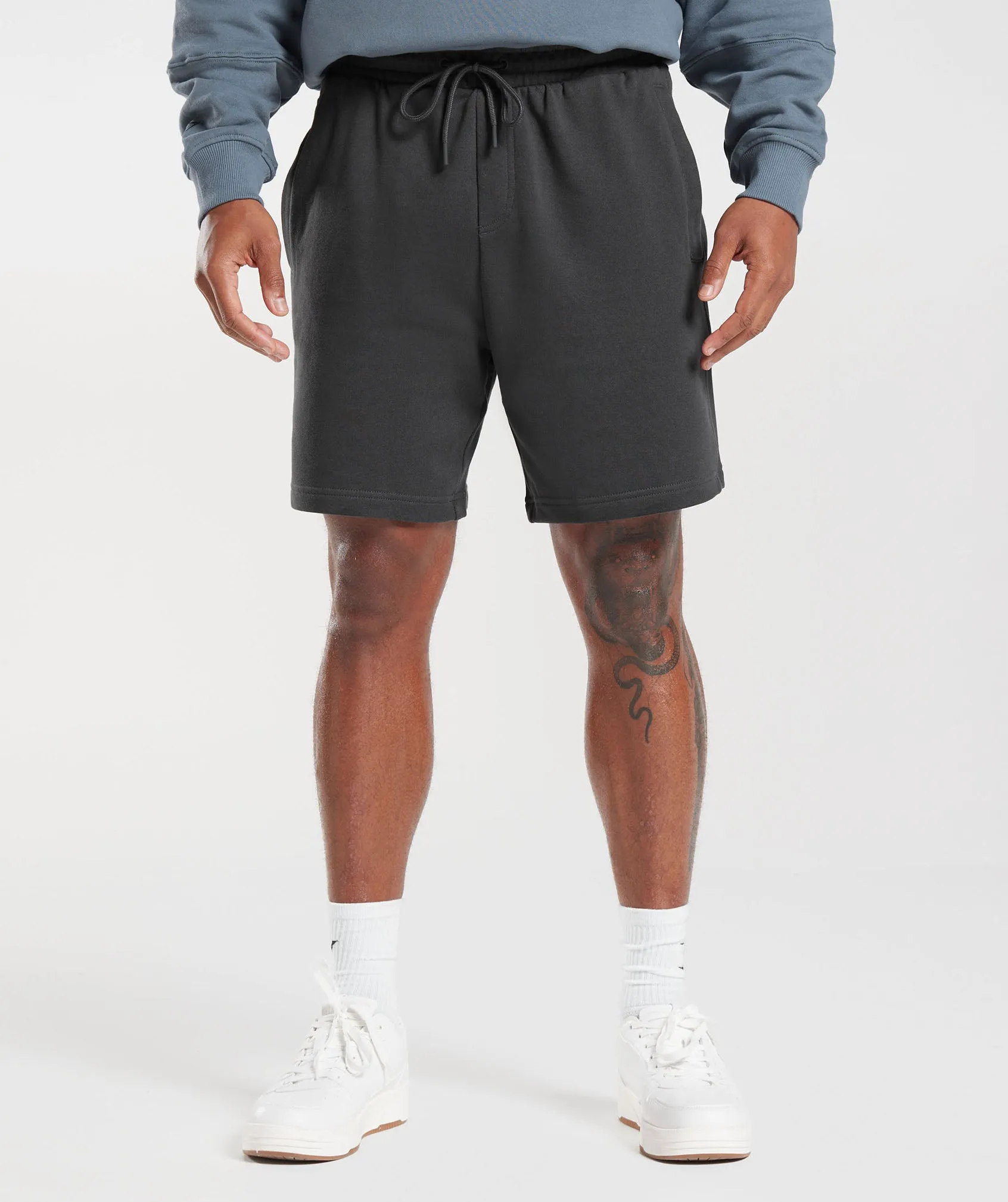 Gymshark Rest Day Essentials 7" Shorts - Onyx Grey