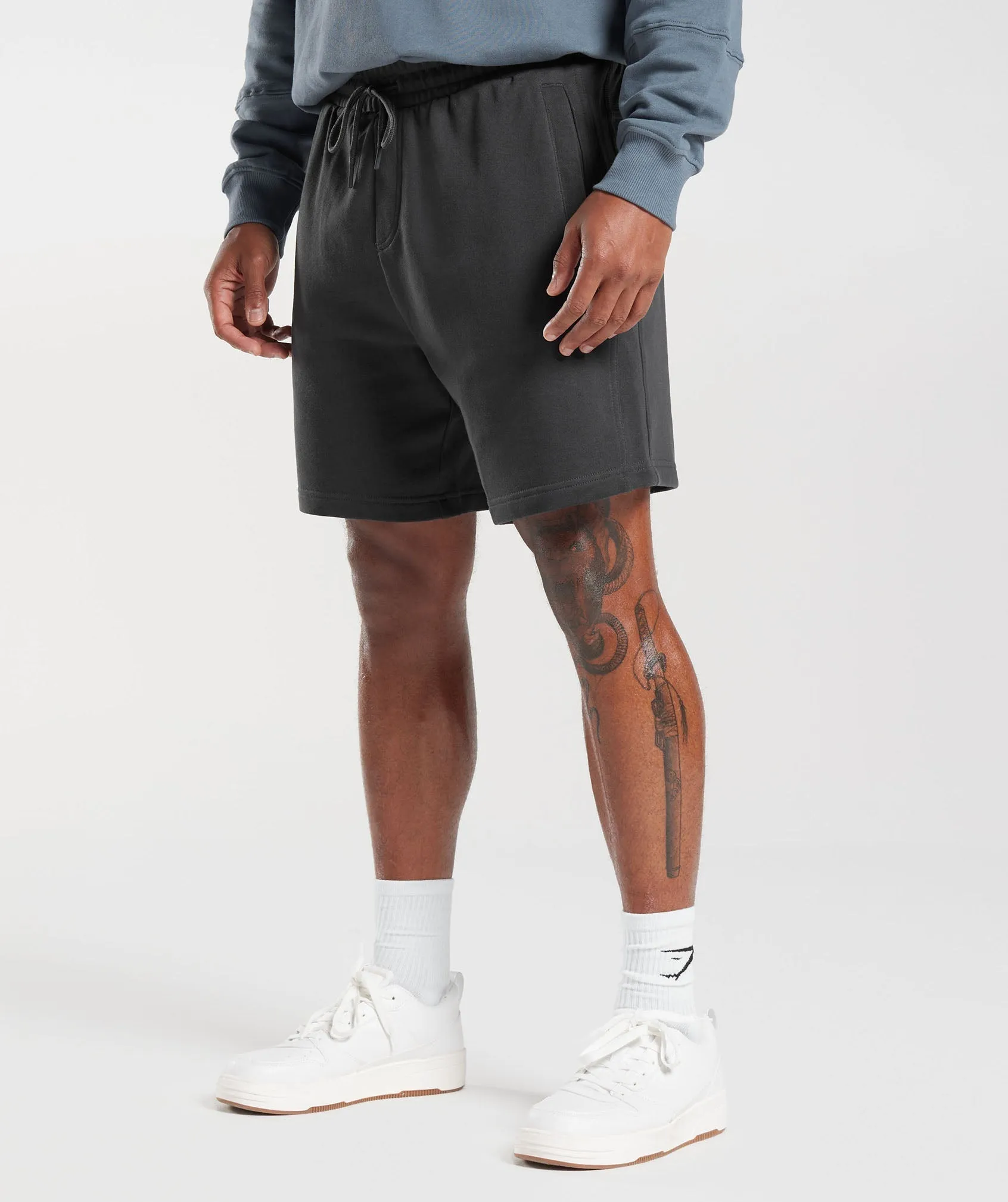 Gymshark Rest Day Essentials 7" Shorts - Onyx Grey
