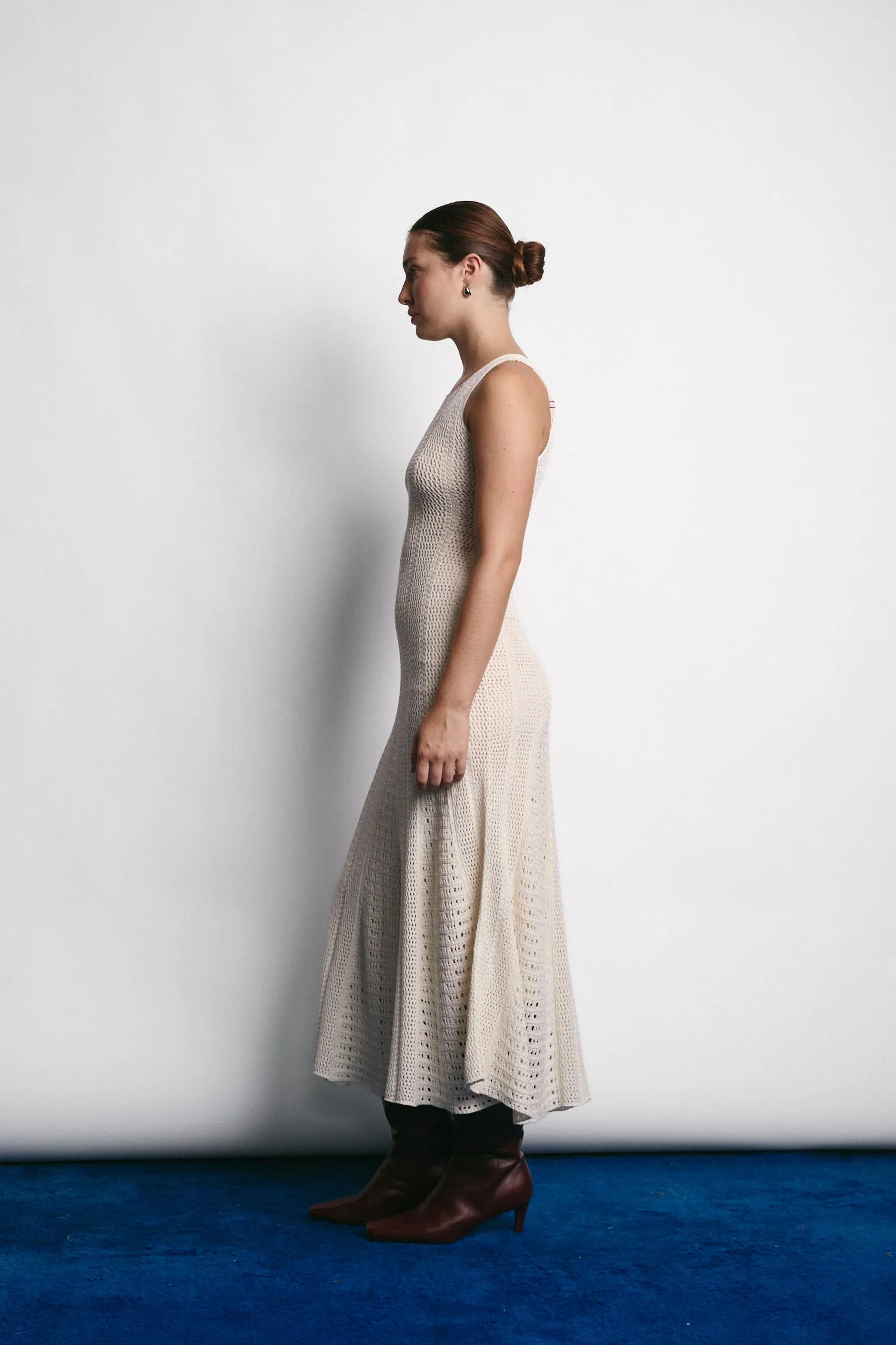 HELENA DRESS ECRU