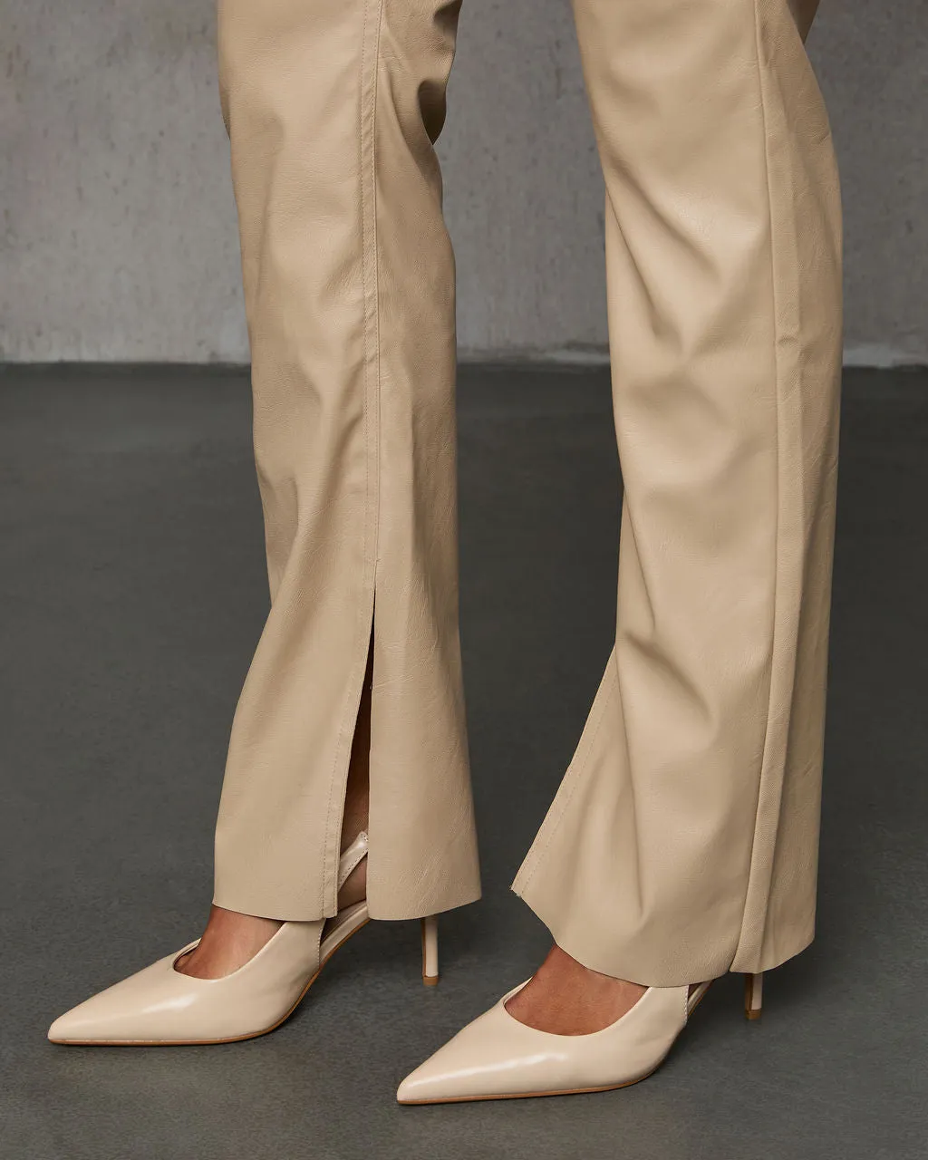Hilcrest High Rise Leather Pant