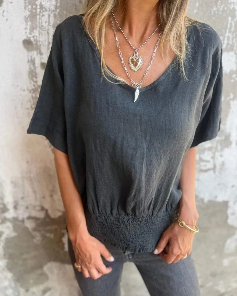 JENNY - Easygoing Summer Blouse