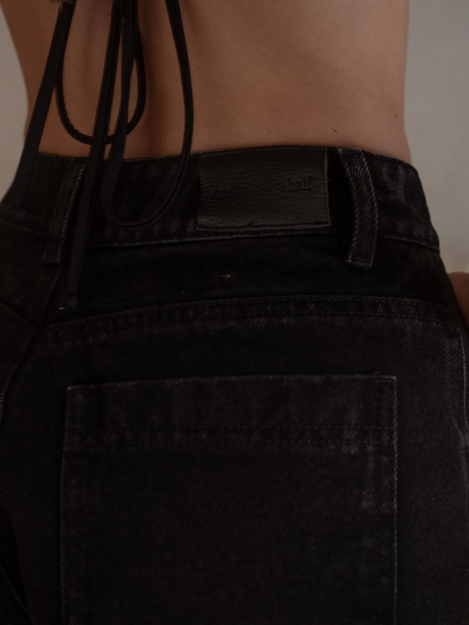 JORTS - BLACK VINTAGE