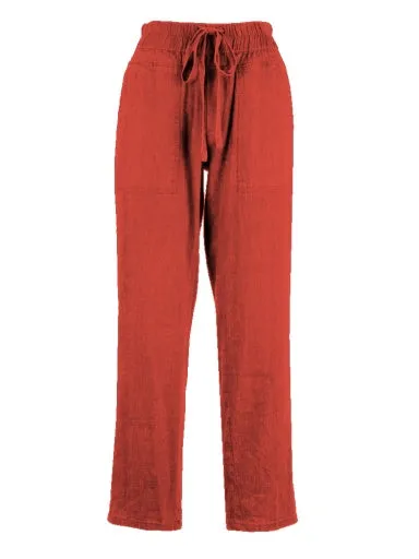 Kut Sandra - Smocked Drawcord Pant W/ Pork Chop Pkts