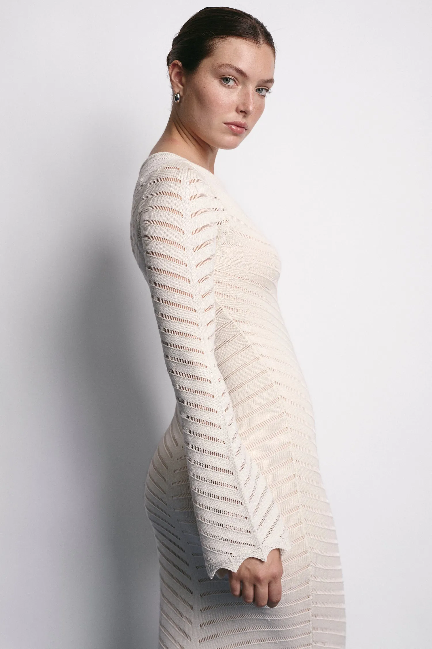 MARGARET DRESS ECRU