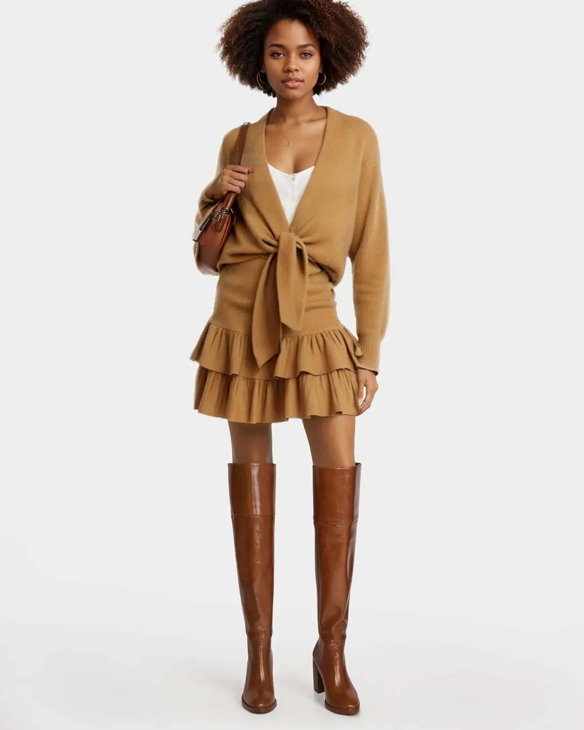 MUCCCUTE Thigh High Boots for Women Over The Knee Boots with Chunky Heels Pull On Wide Calf Boots for Women, Stylish and Comfy