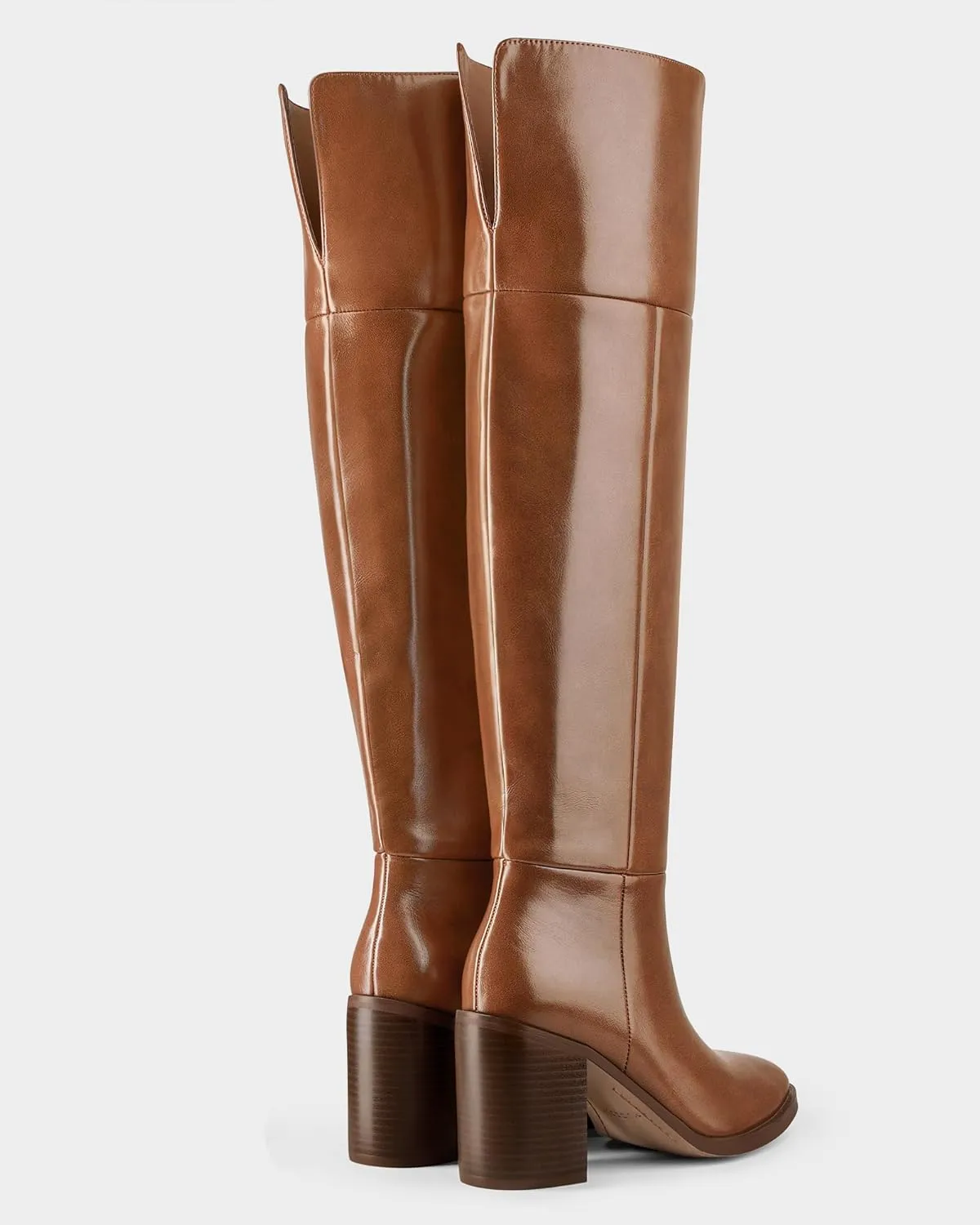 MUCCCUTE Thigh High Boots for Women Over The Knee Boots with Chunky Heels Pull On Wide Calf Boots for Women, Stylish and Comfy
