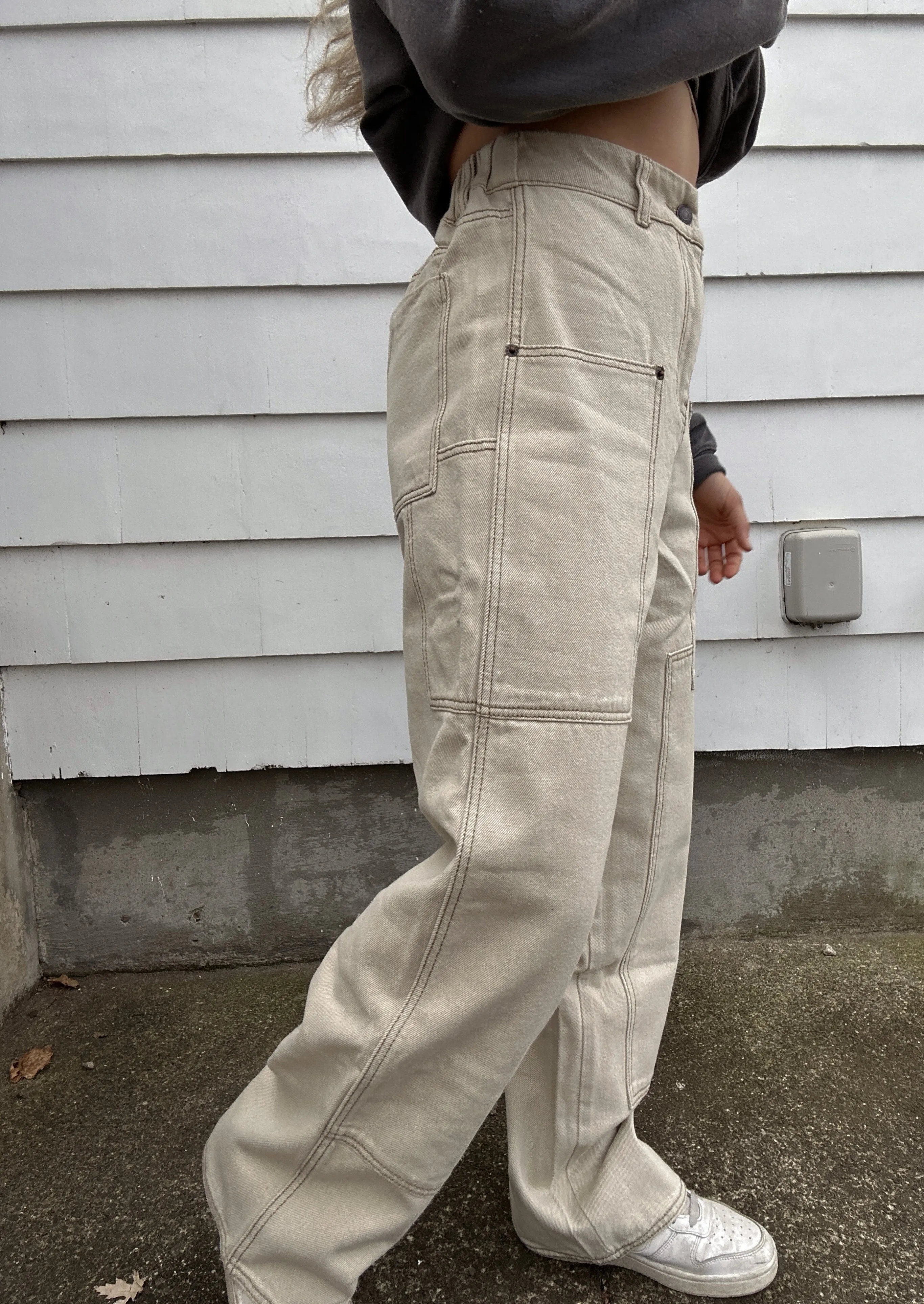 Natural Cargo Pants