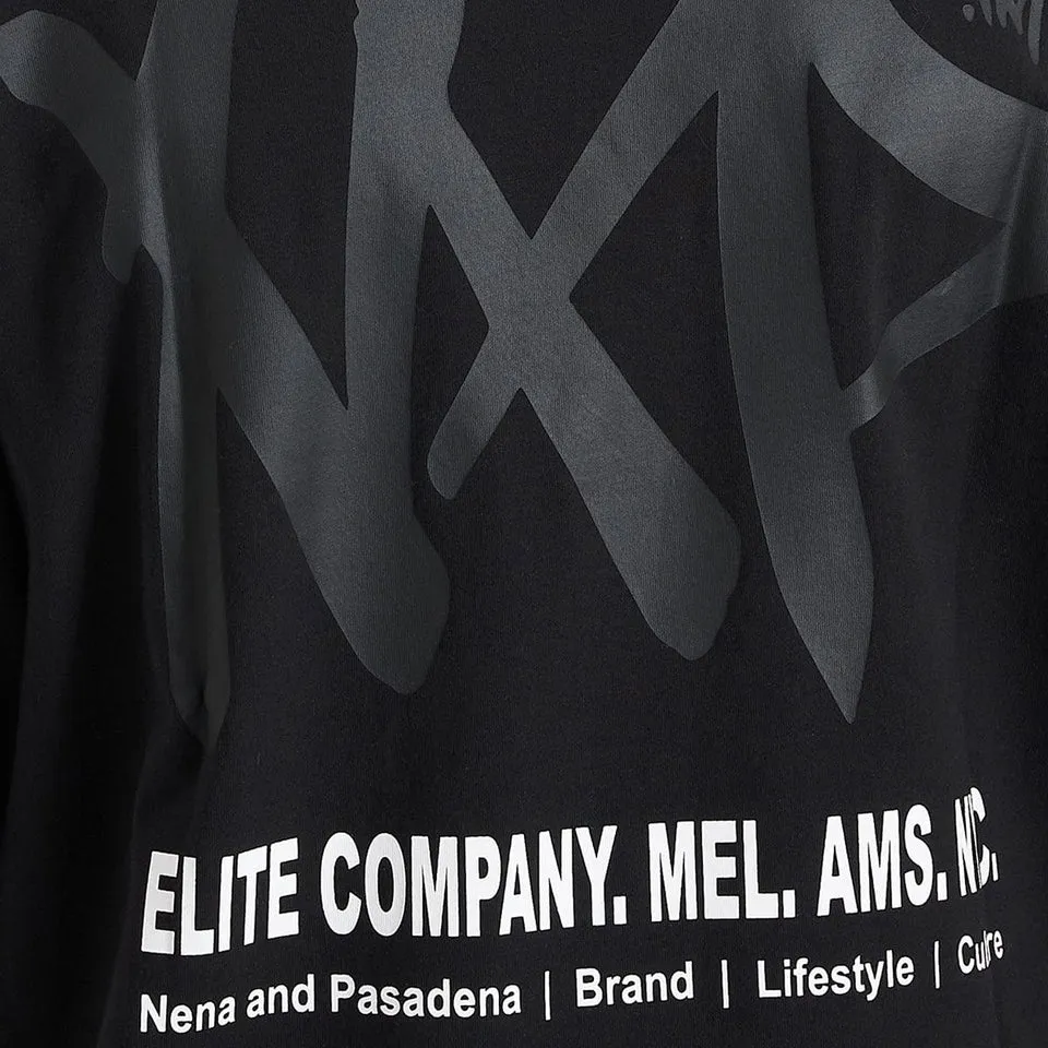 NEANA AND PASADENA Never Heavy Tee - Jet Black