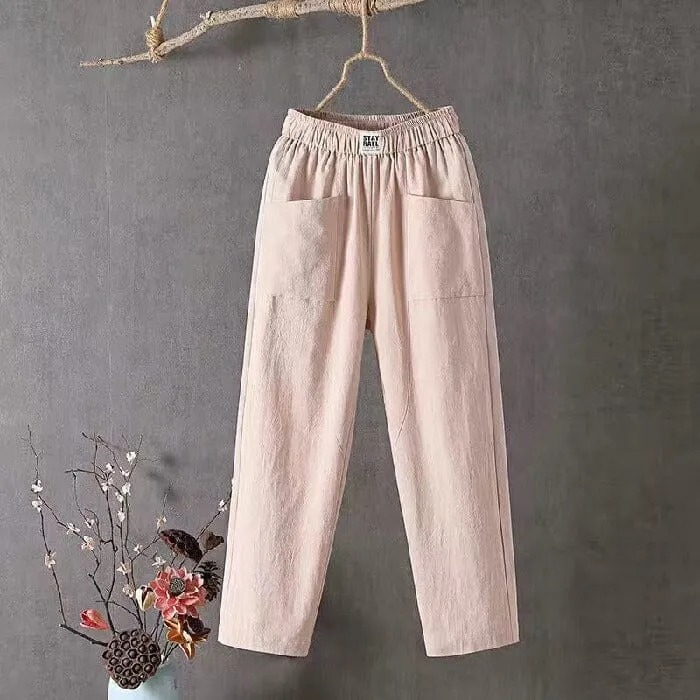 PALMA | LINEN BLEND TROUSERS