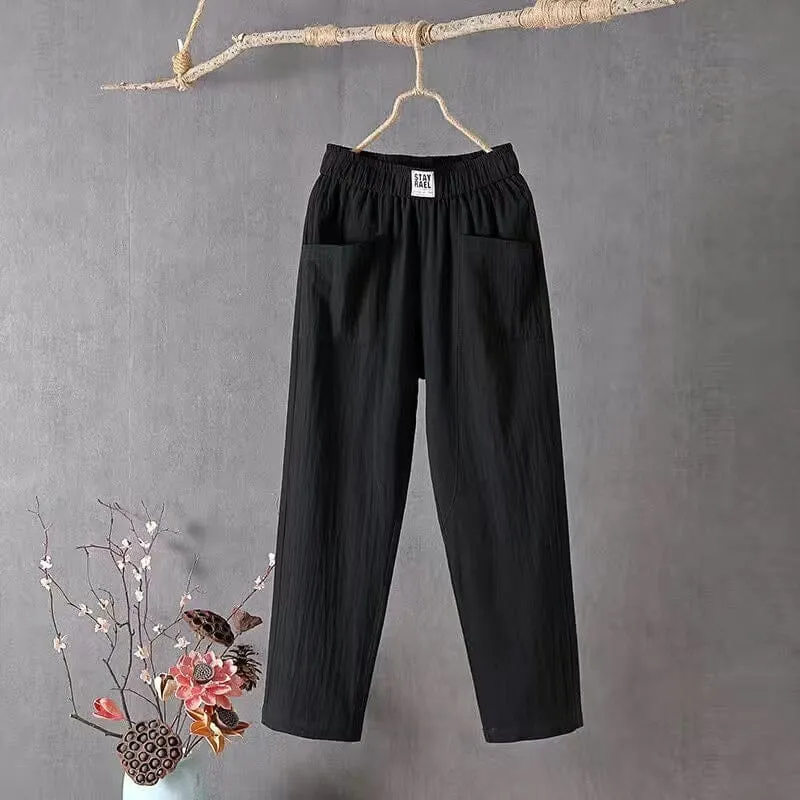 PALMA | LINEN BLEND TROUSERS