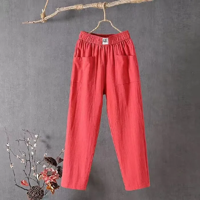 PALMA | LINEN BLEND TROUSERS