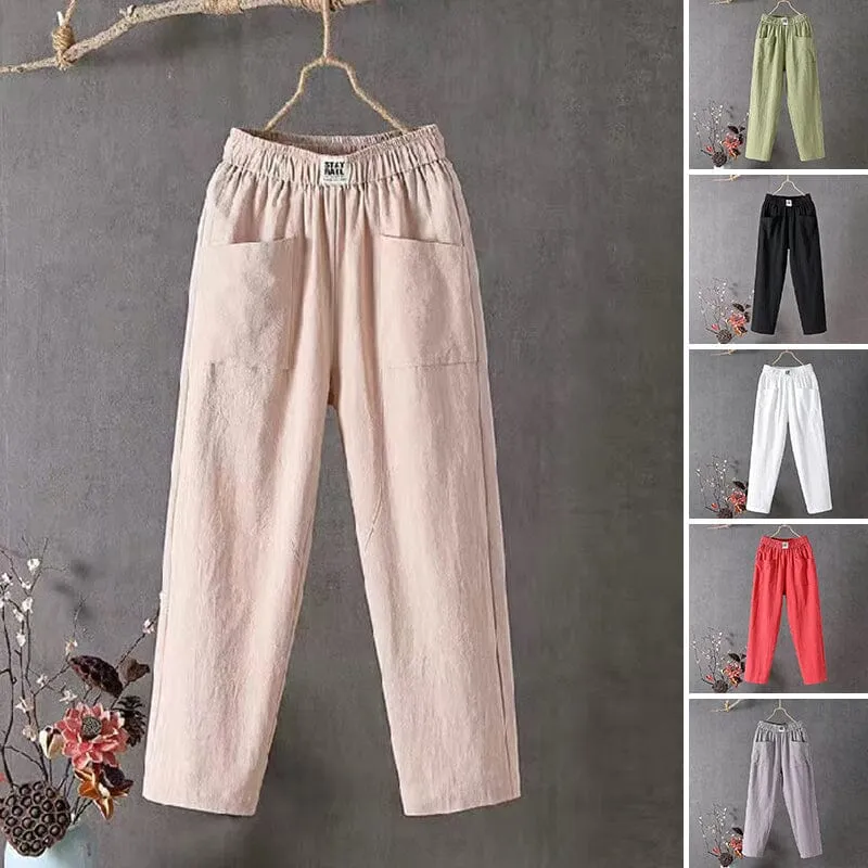 PALMA | LINEN BLEND TROUSERS