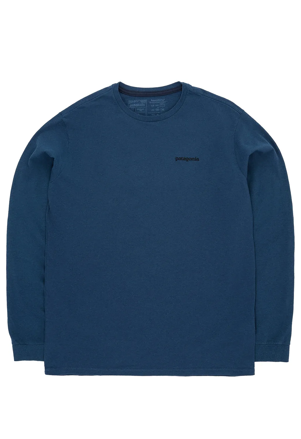 Patagonia Men's P-6 Logo Long Sleeve Responsibili-Tee - Utility Blue