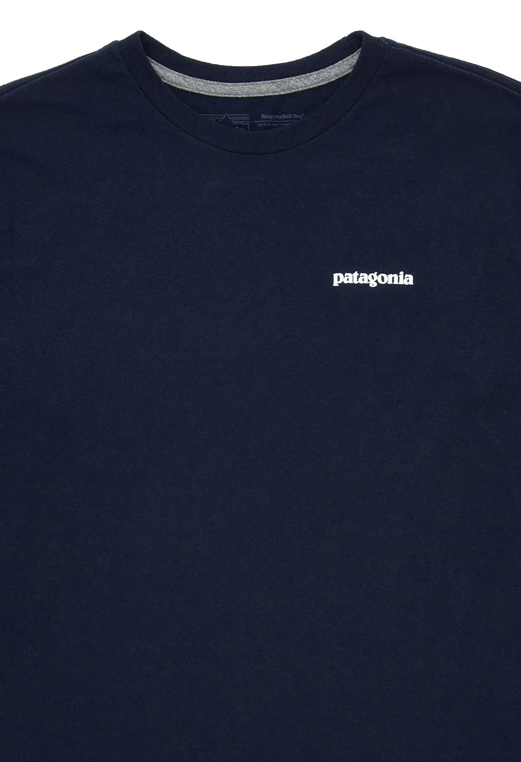 Patagonia P6 Logo Men's Long Sleeve Responsibili-Tee - Classic Navy