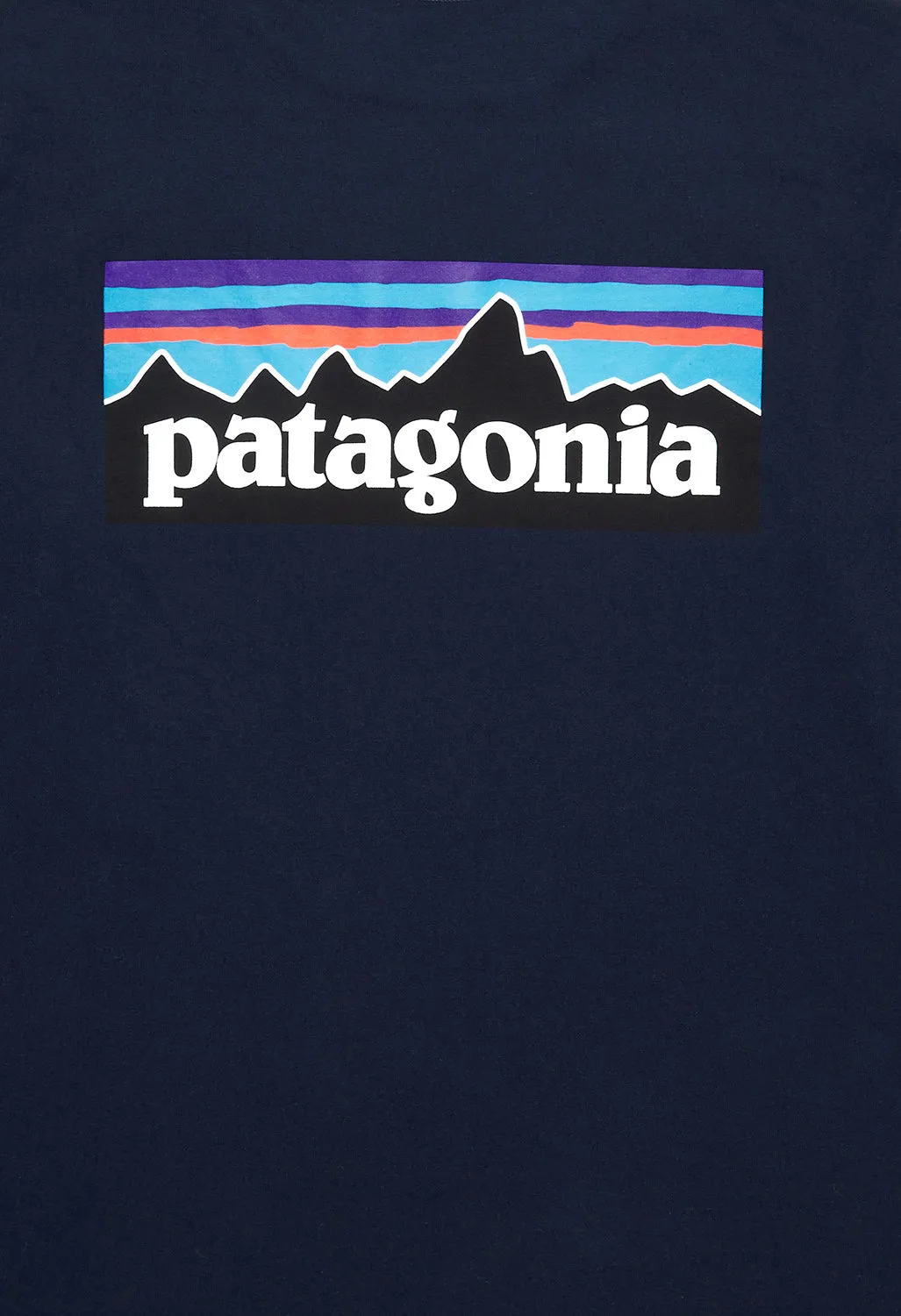 Patagonia P6 Logo Men's Long Sleeve Responsibili-Tee - Classic Navy