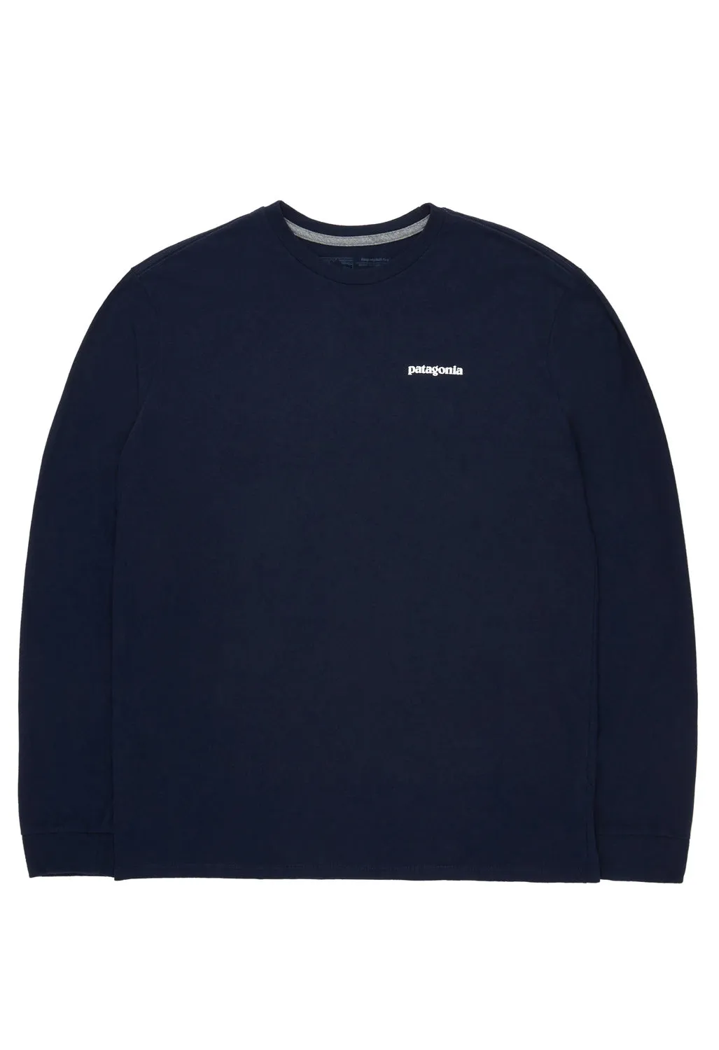 Patagonia P6 Logo Men's Long Sleeve Responsibili-Tee - Classic Navy